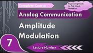 Amplitude Modulation Definition, basics & Derivation, Communication Engineering by Engineering Funda