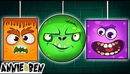 Learn Shapes With Halloween Masks | Halloween Videos For Kids | Annie And Ben