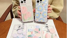 2022 Newest Flower iPhone 14 Pro Cases for Women Girls