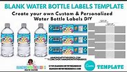 Personalized Water Bottle Label Templates |HOW TO MAKE DIY WATER BOTTLE LABELS USING CANVA