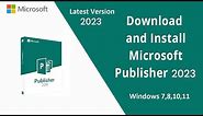 Download Microsoft Publisher 2023 | Latest Version 2023 | Ms Office