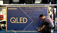 85" Samsung Q70T Unboxing, Setup and 4K Demo Videos, 4K HDR QLED TV