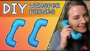 HOW TO MAKE WHISPER PHONES! | @my2ndgradelife