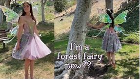 I Made a Forest Fairy Dress! | DY Fairycore Costume Cosplay