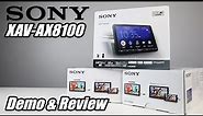 NEW! Sony XAV-AX8100 Floating Panel Car Stereo Reciever. Full Review, Unboxing and Demo.
