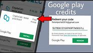 Play store redeem CODE and download paid apps for free