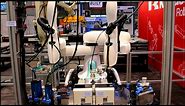 Electronics Assembly at AUTOMATE 2017 - Kawasaki duAro robot