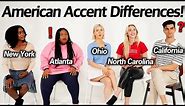 Americans were Shocked by 5 Different States' Accents! (California,Atlanta,NY,North Carolina,Ohio)