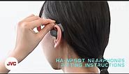 HA-NP50T How to Fit the JVC Open-Ear Earphones #earbuds #headphones #earphone