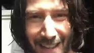 Keanu Reeves Laughs Beautifully in His Latest Video
