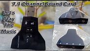 USB sound card | Dual Audio Output | 7.1 Channel | Dual Mic Support | Multimedia Keys