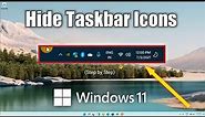 How to Show or Hide Icons In Taskbar or System Tray in Windows 11