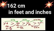 162 cm in feet and inches||How tall is 162 cm in feet and inches||162 cm to feet and inches