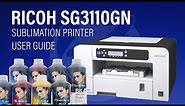 Ricoh SG 3110DN Dye Sublimation Printer User Guide - Photo USA