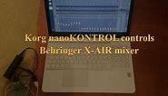 Control Behringer X-AIR/X32 with Korg nanoKONTROL