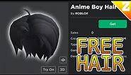 How to get this ANIME BOY HAIR FOR FREE! GET NOW! (ROBLOX)