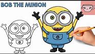 How To Draw Bob The Minion | Cute Easy Step By Step Drawing Tutorial