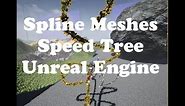 Draping Vines using Speed Tree and Unreal Engine Spline Mesh
