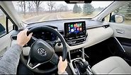 2022 Toyota Corolla Cross XLE AWD - POV Review