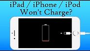 iPad Won't Charge | iPhone Won't Charge | iPod Won't Charge | Bad Apple Lightning Cable
