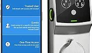 Lockly Secure Plus, Smart Locks for Front Door, Digital Keypad, 3D Biometric Fingerprint Sensor, Auto Lock (Satin Nickel, a Special Edition for Special Door Frame and Thick Fingers)