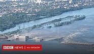 Napad na veliku branu u Ukrajini: Kome je ovo išlo u prilog - BBC News na srpskom