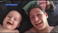 Baby Laughing Uncontrollably at Dad Will Make You Smile