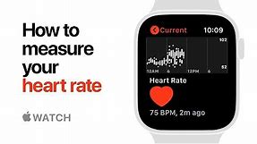 Apple Watch Series 4 — How to Measure your Heart Rate — Apple