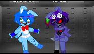 “Replacement” Meme FNAF Ft Toy Bonnie And Wither Bonnie/normal Bonnie Also No ThumbNail