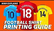 ⚽ Football Shirt Printing Guide - How to Customize & Print Soccer Jerseys