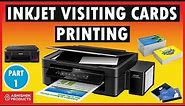 Visiting Card Printing In INKJET Printer Using Powder Sheet | Part 1/2 | Buy @ abhishekid.com