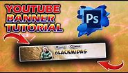 Create a YOUTUBE Banner with PHOTOSHOP CC/CS6 under 15 minutes in 2021! (Windows/Mac)
