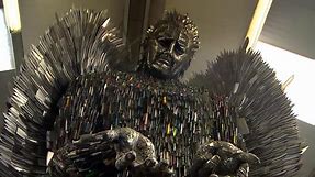100,000 weapons turned into Knife Angel sculpture