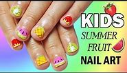 5 Easy Nail Art Designs For Kids | SUMMER FRUIT | Nailed It NZ