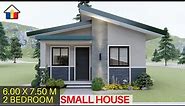 SIMPLE HOUSE DESIGN CONCEPT (45 sqm) / 2 BEDROOMS