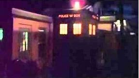 Home made Police Public call box replica - Tardis takeoff .wmv