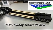 1/16 R/C DCM Lowboy Trailer Unboxing and Review - Fits Tamiya!