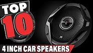 Best 4 Inch Car Speaker In 2024 - Top 10 4 Inch Car Speaker Review