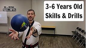 Martial Arts Drills for Children Ages 3-6