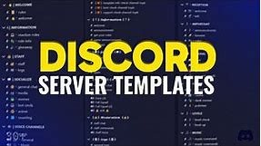 30+ Discord Server Templates You Must Use To Save Time!