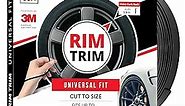 All-Fit Rim Trim Wheel Protection Strips for Curb Rash and Wheel Scratch Prevention – Made in The USA – Universal Fit (Black)