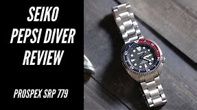 Seiko Prospex SRP779 Review - Pepsi Diver Watch