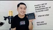 HOW TO SET UP BM800 CONDENSER MIC AND V8 SOUND CARD STEP BY STEP