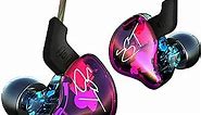 YINYOO Easy KZ ZST Colorful Hybrid Banlance Armature with Dynamic in-Ear Earphone 1BA+1DD HiFi Headset KZ in Ear Monitors Headphones Wired Earbuds IEM Earphones Gaming Earbuds (Colorful ZST Nomic)