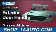 How to Replace Exterior Door Handle 02-06 Nissan Altima