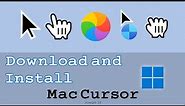 How to Download and Install Mac Cursor Set for Winodws 11, 10