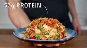 High Protein Fried Rice Made In 20 Minutes