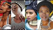 Xhosa face painting/African face dots.