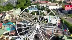 Hyperlapse of the Ferris wheel in pigeon forge with the great smoky mountains national park in the background #pigeonforge #ferriswheel #Tennessee #vacation #touristtown #dji #hyperlapse | Smoky Mtn Drone Co