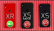 iPhone XR vs XS vs XS Max- Battery life Comparison